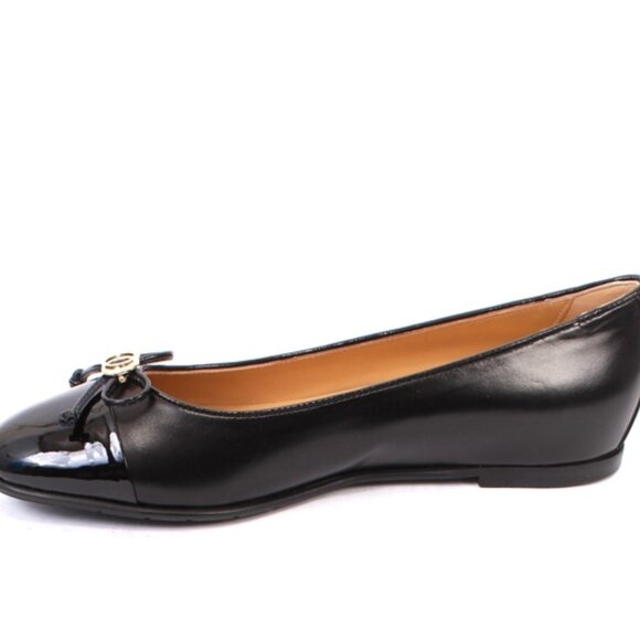 Luca Grossi 712 Black Patent Leather Round Toe Flats Shoes - Picture 6 of 8